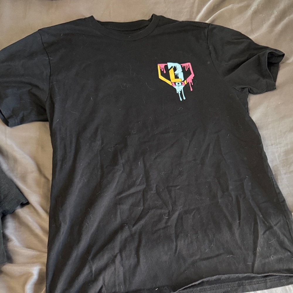 Black Drip Graphic Tee